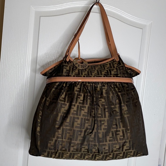 Fendi Handbags - FENDI zucca tote